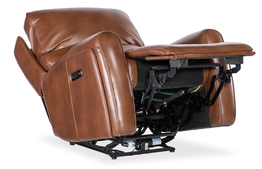 MS - Crosby Zero Gravity Power Recliner With Power Headrest - Brown