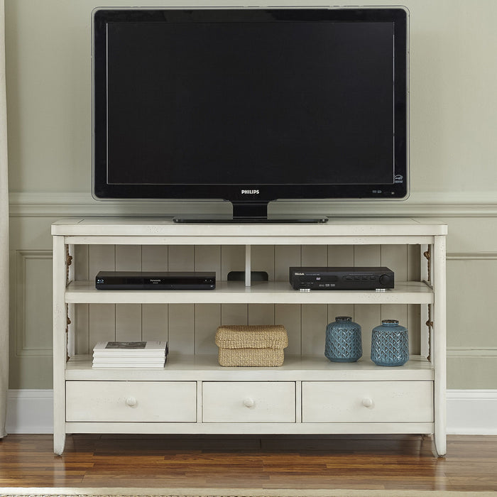 Dockside - TV Console - White