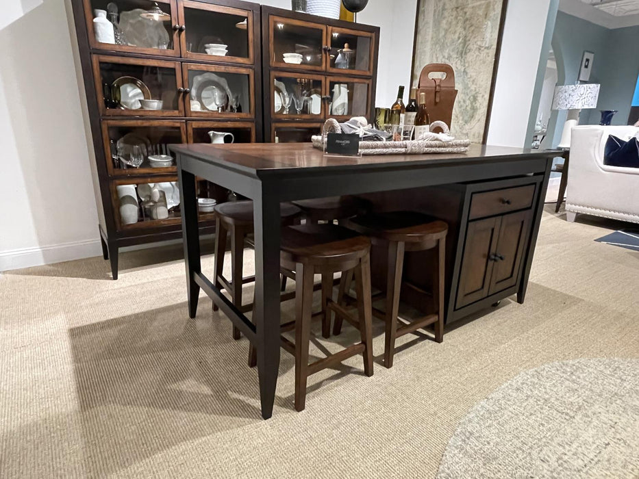 Fenmore - Counter Height Table - Mocha And Distressed Cherry