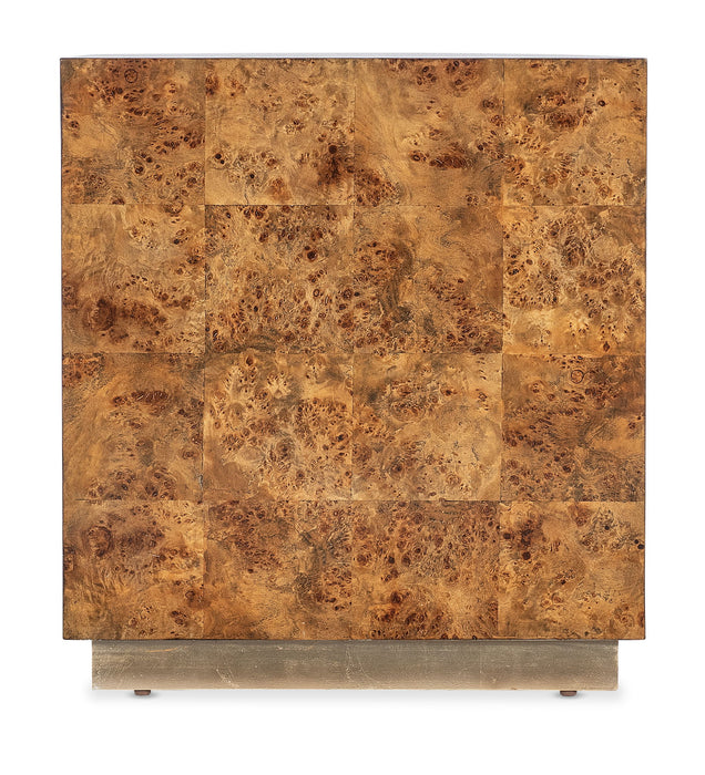 Melange - Burlesque Accent Table - Light Brown