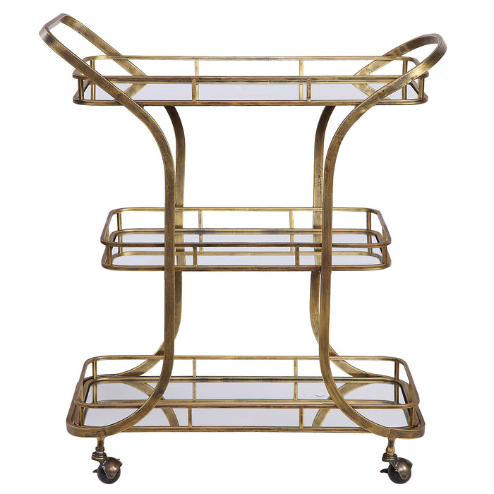 Stassi - Serving Cart - Gold