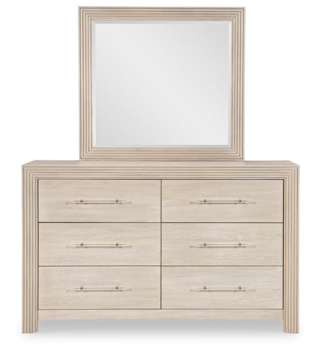 Horizons - Beveled Mirror - Soft Taupe