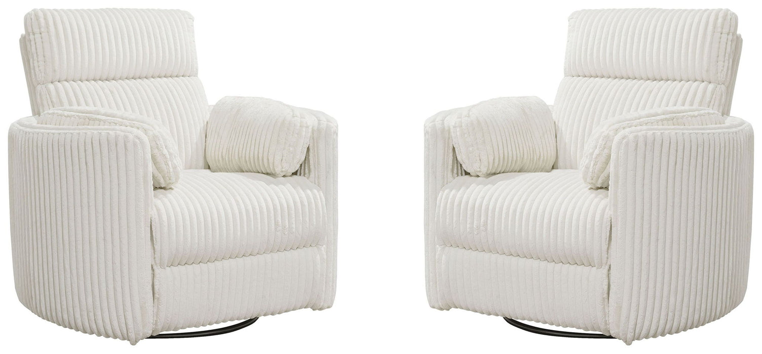 Radius - Power Swivel Glider Recliner (Set of 2)