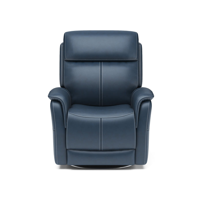 View - Swivel Power Recliner with Power Headrest & Lumbar