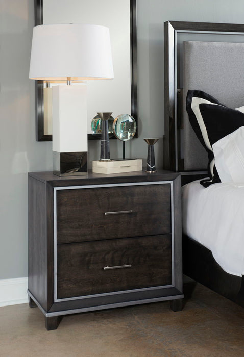 Counter Point - Nightstand - Dark Brown