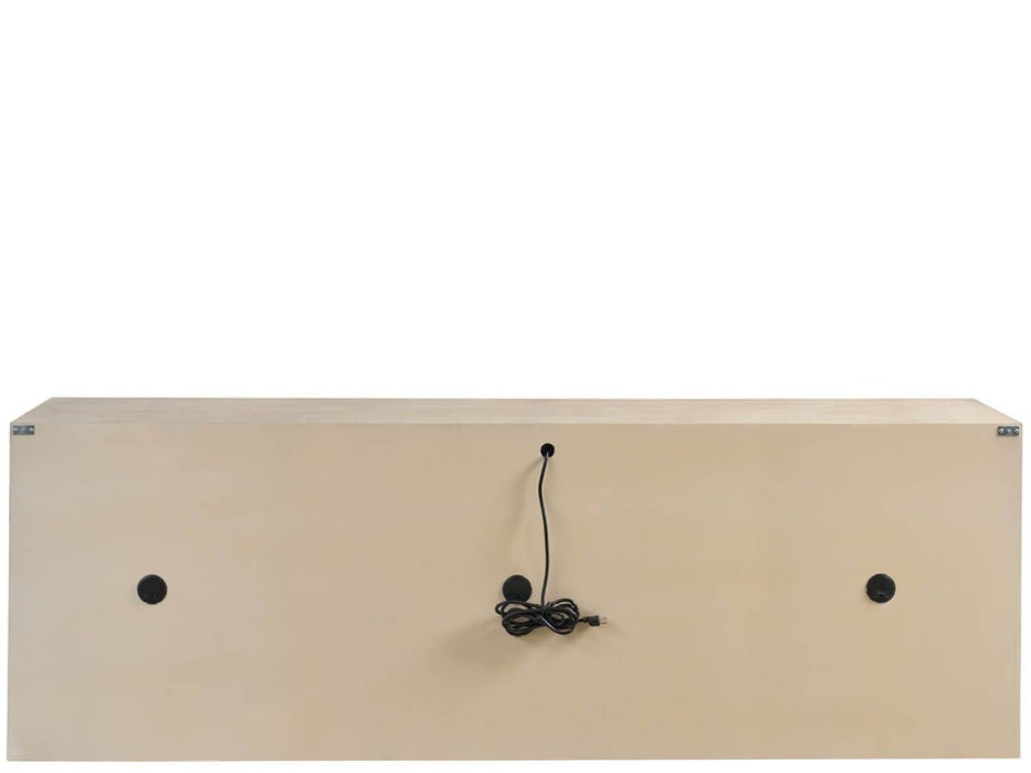 Modern - Aurora Credenza - White / Light Brown