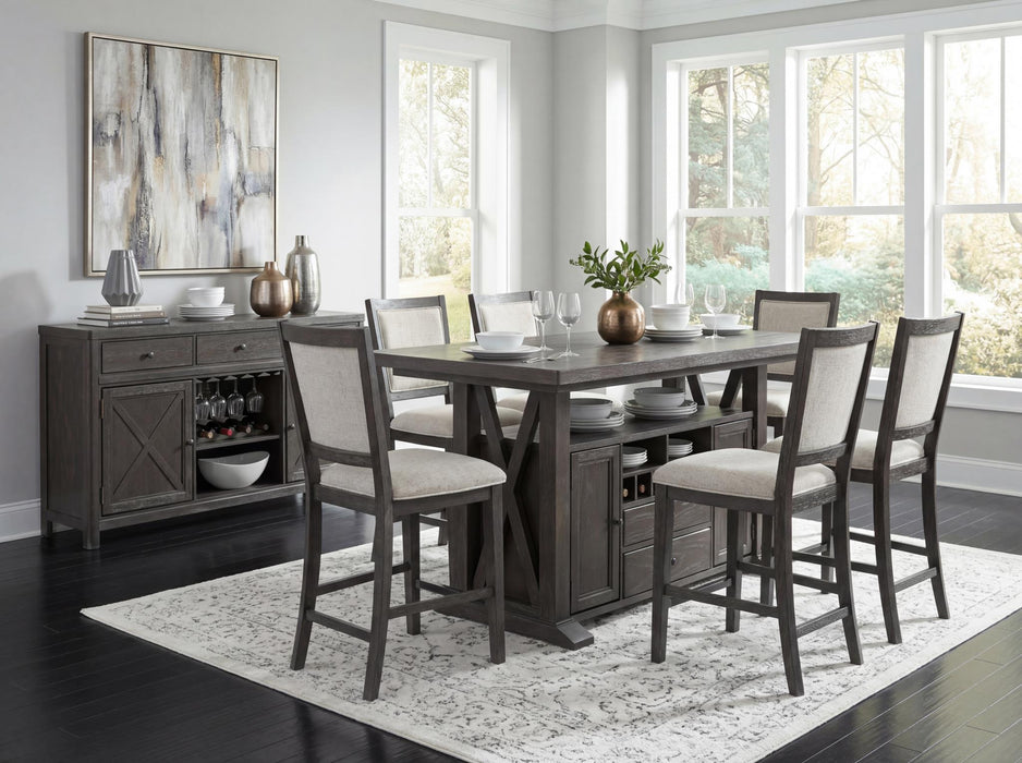 Briarwood - Upholstered Counter Height Chair (Set of 2) - Sable
