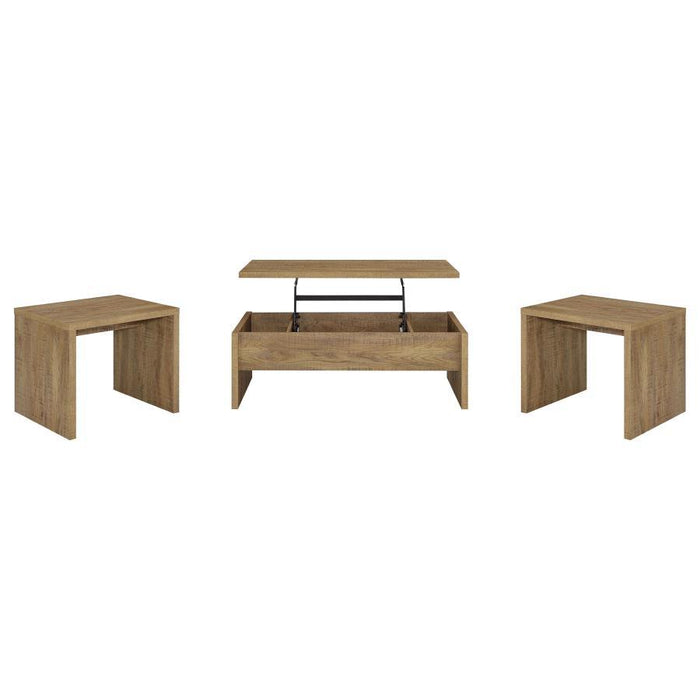Canoga - Lift Top Cocktail Coffee Table Set - Mango