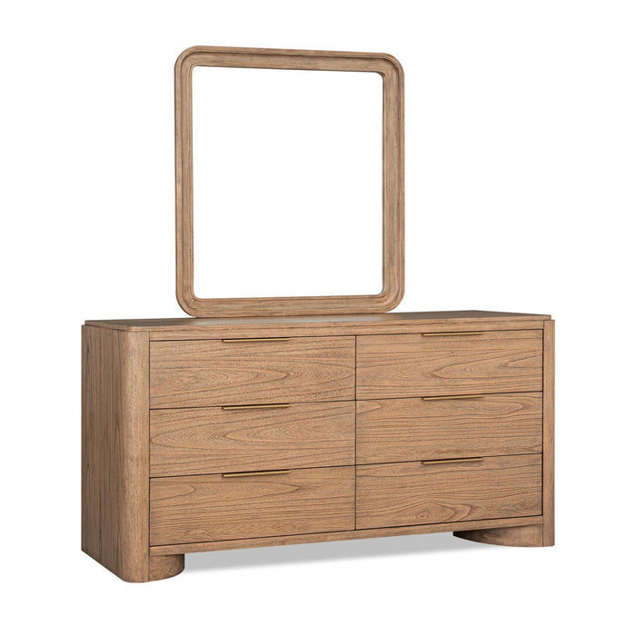 Alden - Mirror (Beveled Glass) - Stonewashed