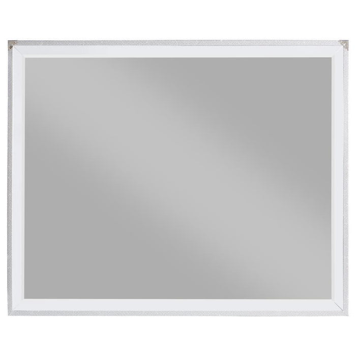 Larue - Rectangular Dresser Mirror - Silver