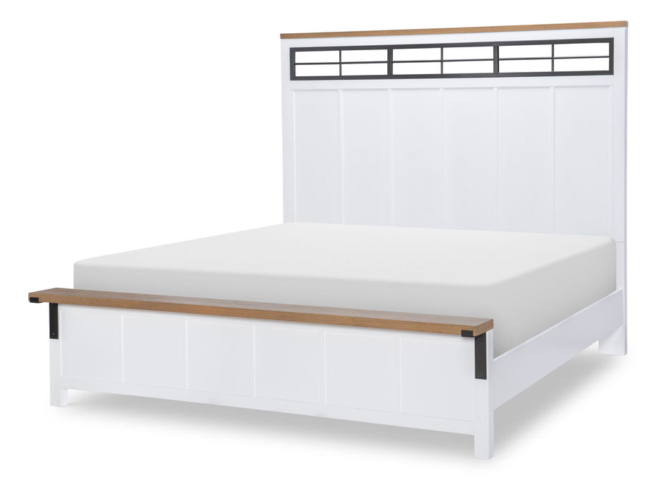 Franklin - Complete Two Tone Panel Bed