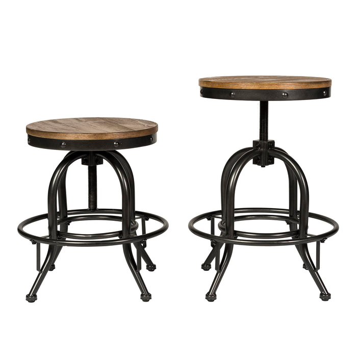 Vintage Series - 5 Piece Pub Table Set - Black