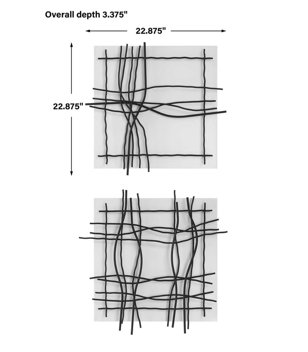 Genesis - Metal Wall Decor (Set of 2)