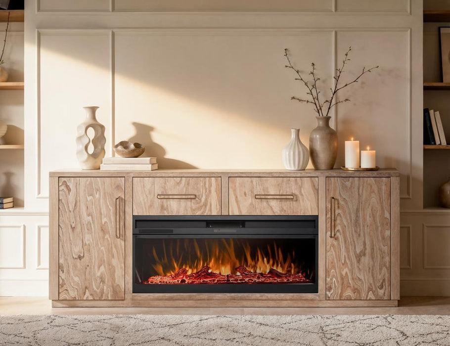 Balam - Wall Unit With Electric Fireplace Insert