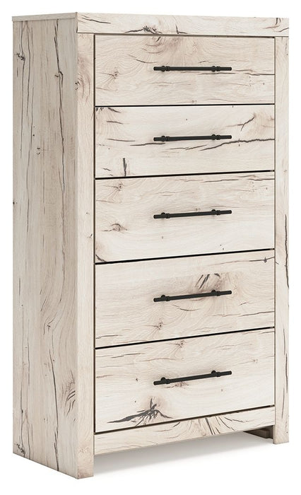 Lawroy - Light Natural - Five Drawer Chest