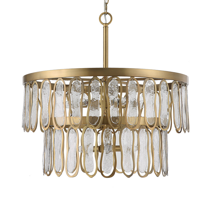 Aurelie - 9 Light Round Pendant - Yellow