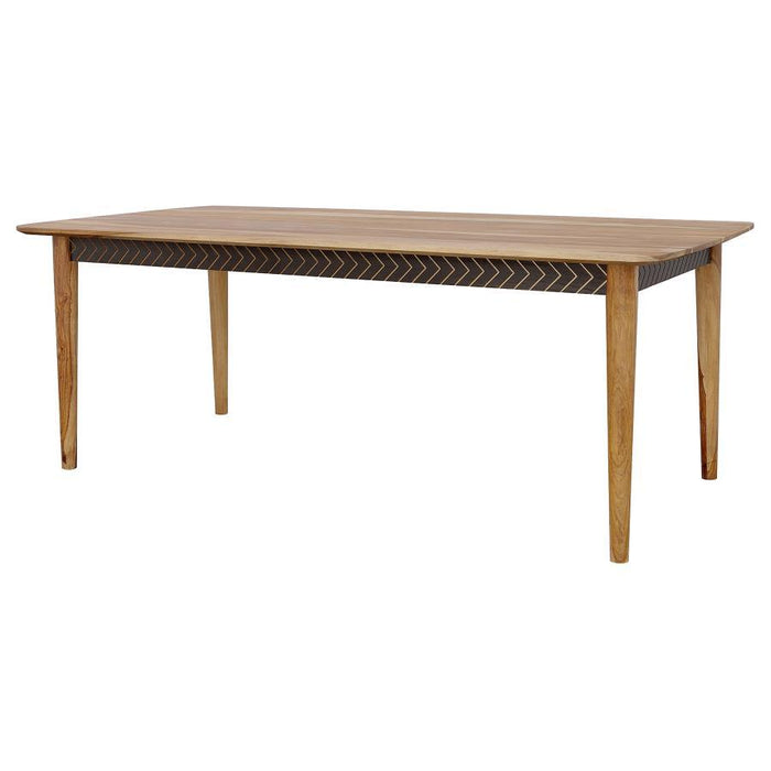 Partridge - Wooden Dining Table - Natural Sheesham