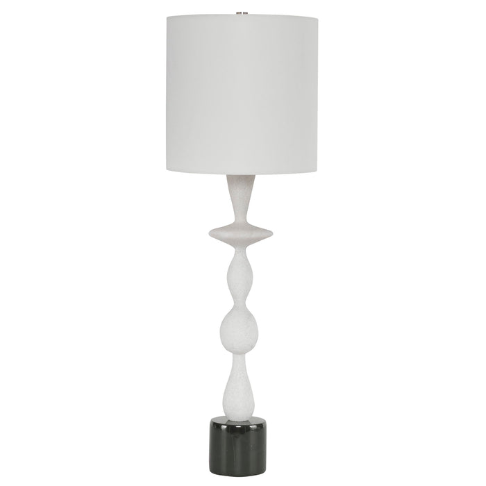 Inverse - Marble Table Lamp - White