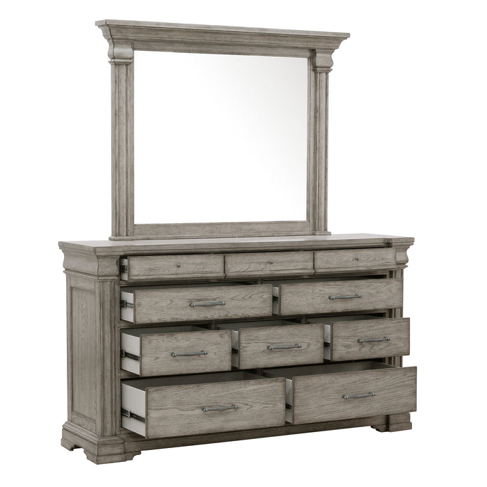 Madison Ridge - 10 Drawer Dresser - Heritage Taupe