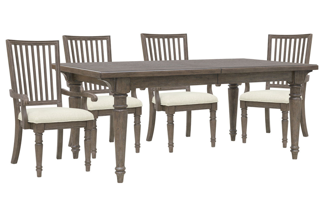 Madison Ridge - Extendable Leg Dining Table Set