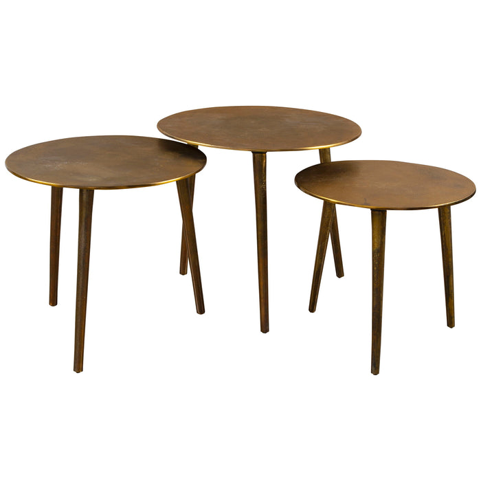 Kasai - Coffee Tables (Set of 3) - Gold