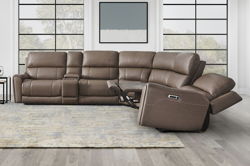 Hancock - Zero Gravity Power Reclining Sectional With Power Adjustable Headrests