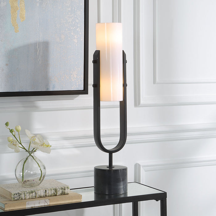 Runway - Industrial Accent Lamp - Black