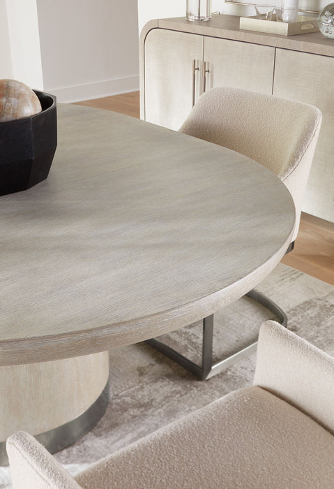 Modern Mood - Round Dining Table With 1-18in Leaf