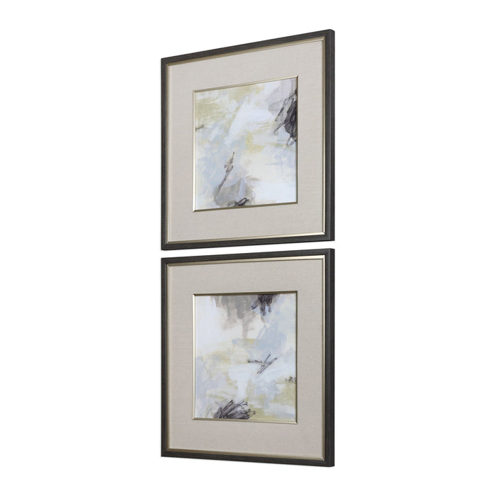 Abstract - Vistas Framed Prints (Set of 2) - Beige