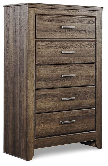 Juararo - Dark Brown - Five Drawer Chest