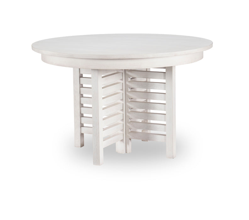 Edgewater Sand Dollar - Round Table - White