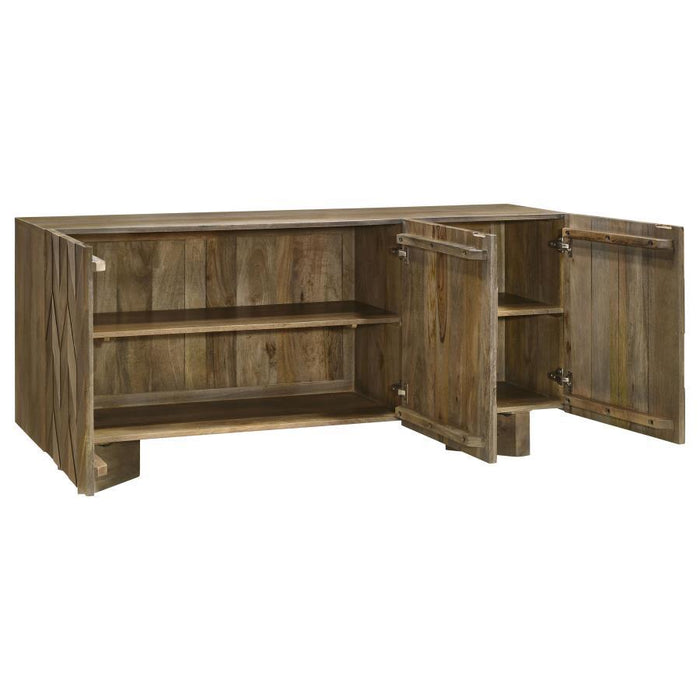 Tyler - 3-Door Dining Sideboard Server - Mango Brown