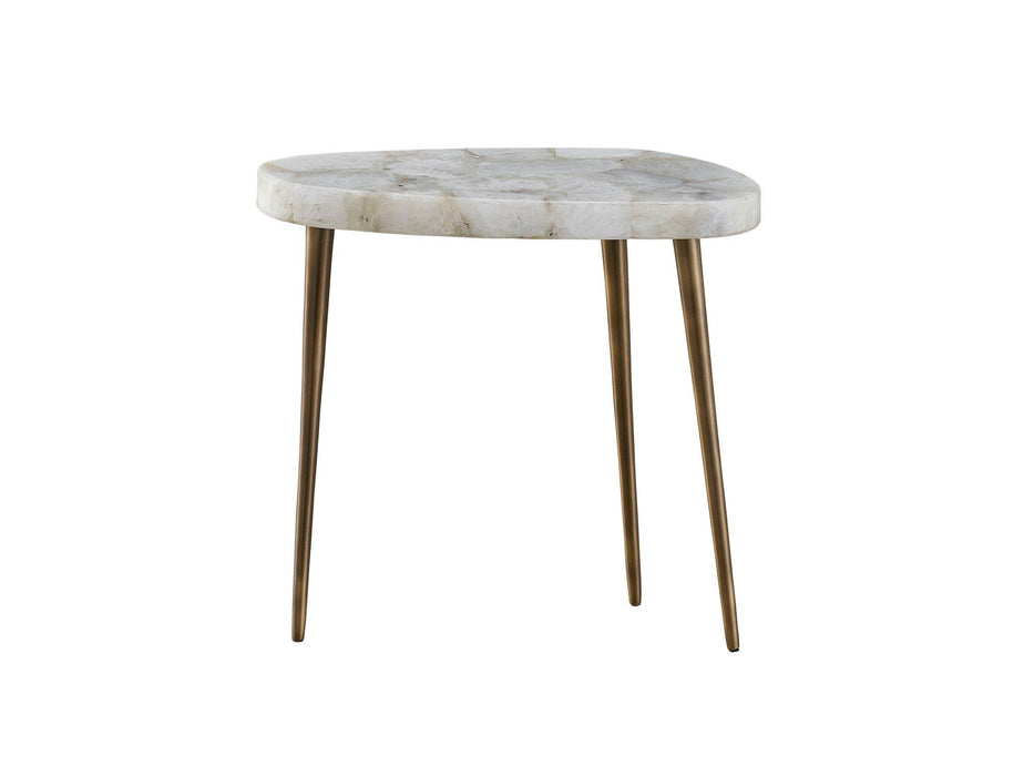 Erinn V x Universal - Fino Short Side Table - White