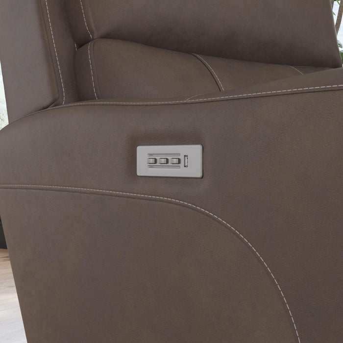 Carter - Power Recliner With Power Headrest & Lumbar - Cappuccino