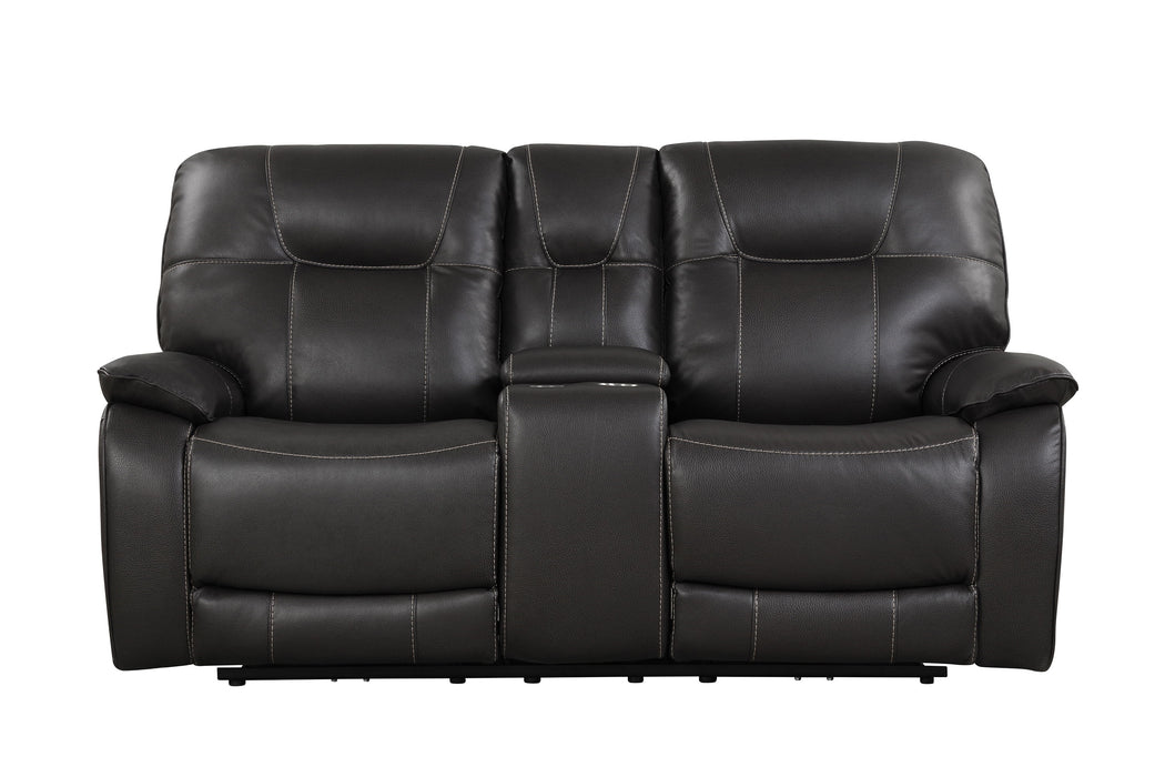 Axel - Power Console Loveseat - Ozone