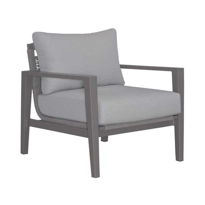 Plantation Key - 4 Piece Outdoor Seating Set - Gray