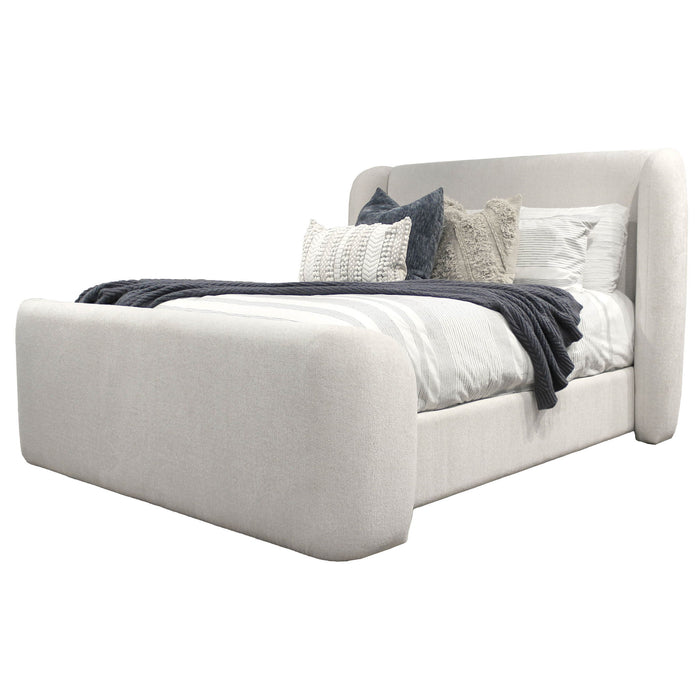 Shiloh - Wingback Upholstered Bed