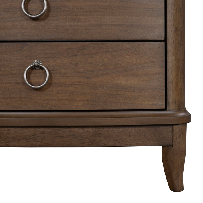 Bellevue - 3-Drawer Nightstand - Whiskey Brown
