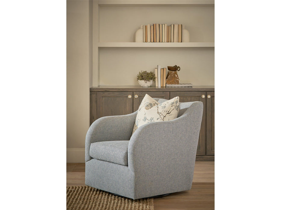 Camille - Swivel Chair - Light Blue