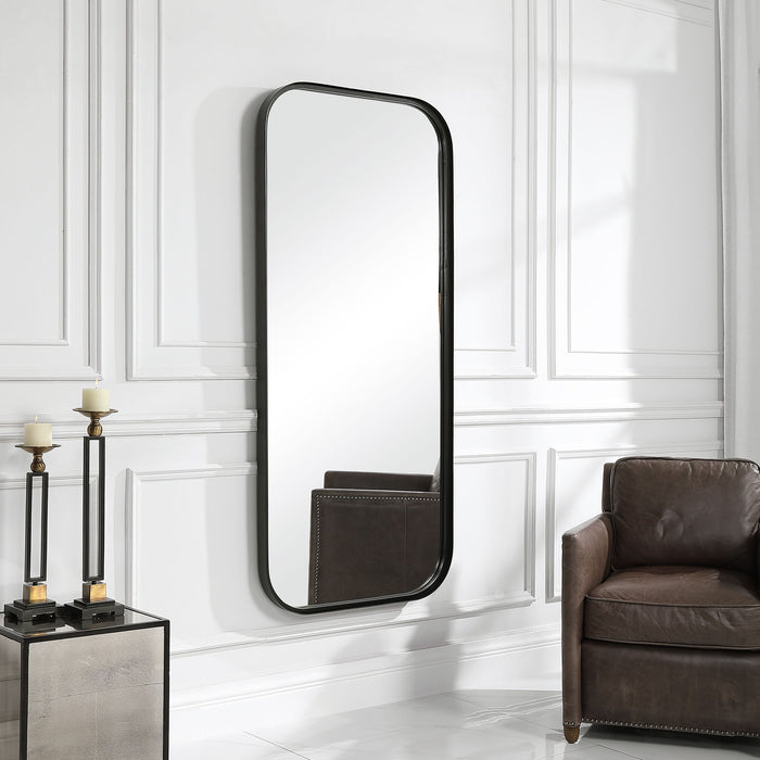 Concord - Tall Iron Mirror - Black