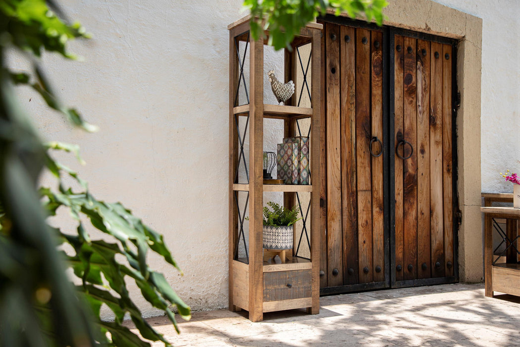 Andaluz - Bookcase - Brown / Light Brown Antiqued