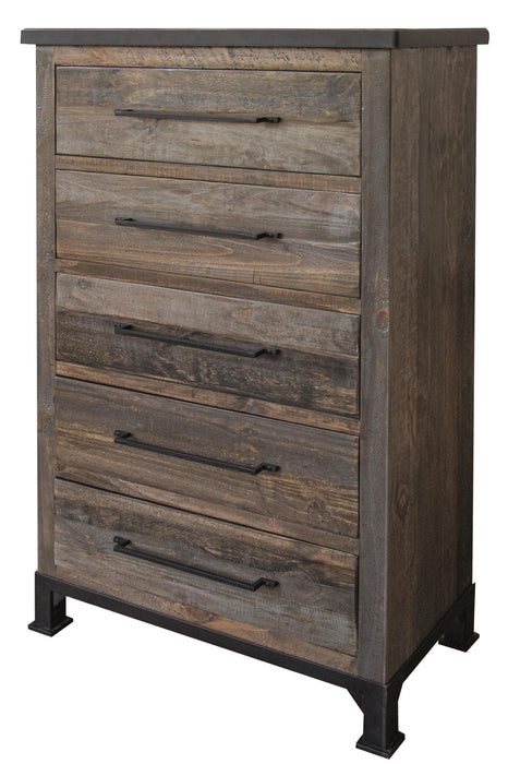 Antique - Chest - Gray / Brown