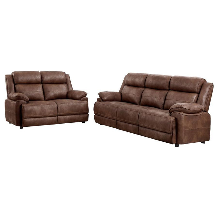 Ellington - Upholstered Padded Arm Sofa Set