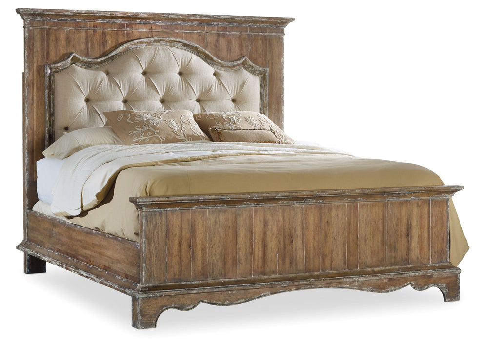 Chatelet - Upholstered Mantle Panel Bed