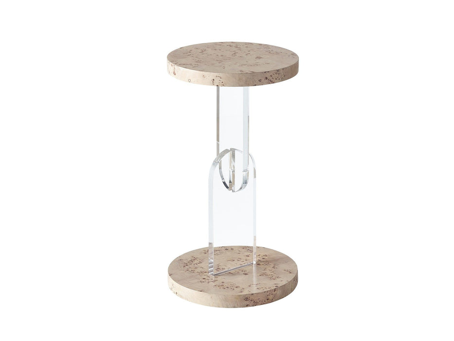 Tranquility - Miranda Kerr Home - Burl Side Table - Light Brown