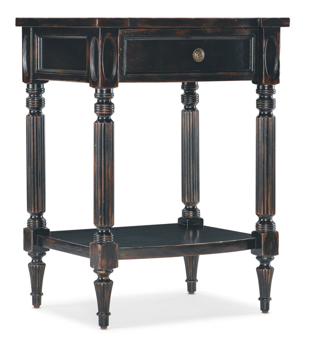 Charleston - One-Drawer Telephone Table - Black