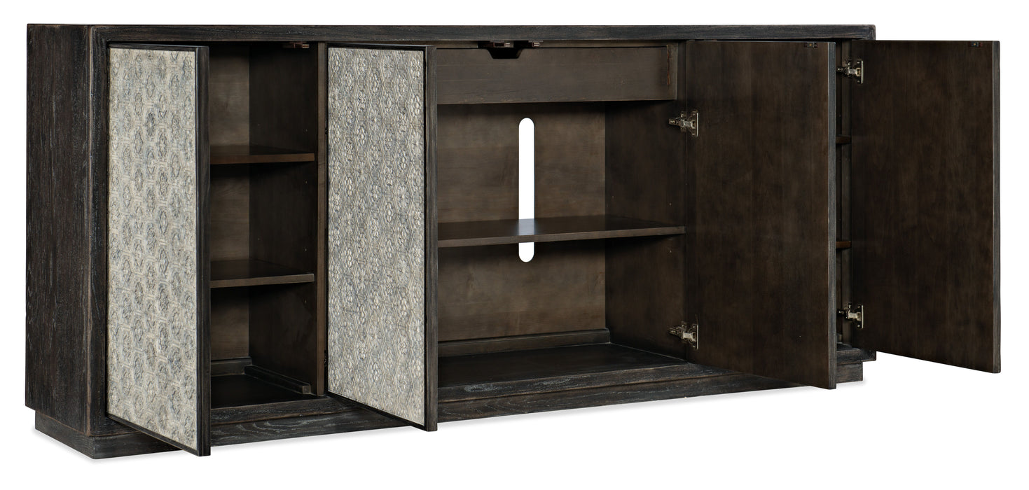 Melange - Greystone 4-Door Credenza