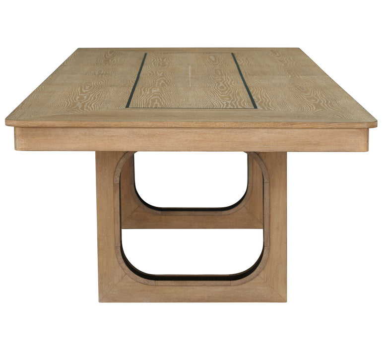 Escape - 84 In. Extendable Dining Table - Light Brown