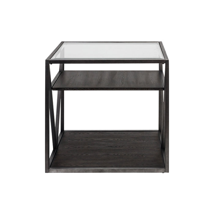 Arista - 3 Piece Set (1 Cocktail 2 End Tables) - Dark Gray