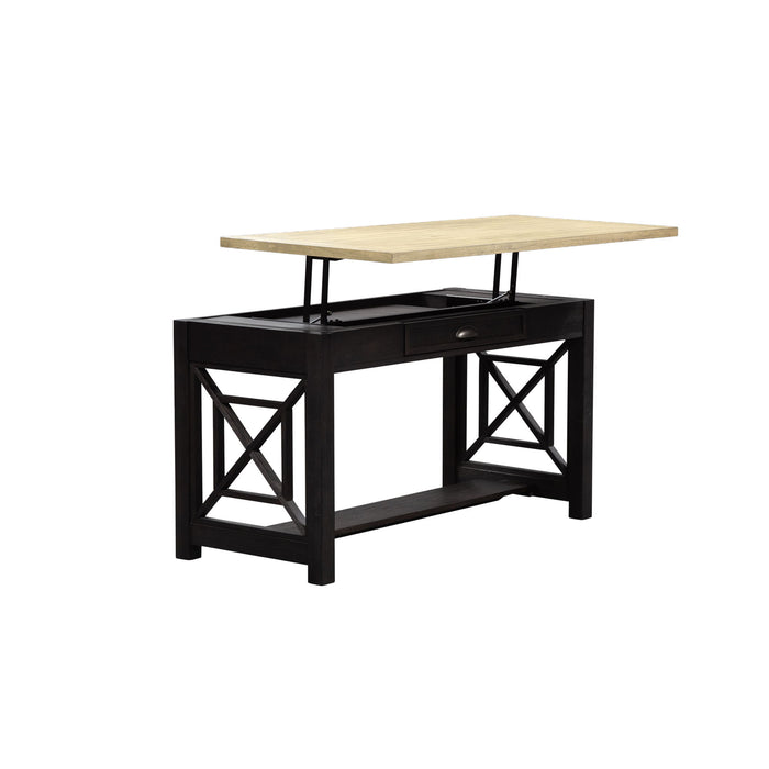 Heatherbrook - Lift Top Writing Desk - Black